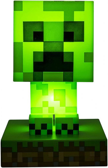 Minecraft Creeper Figur med Lys 11cm