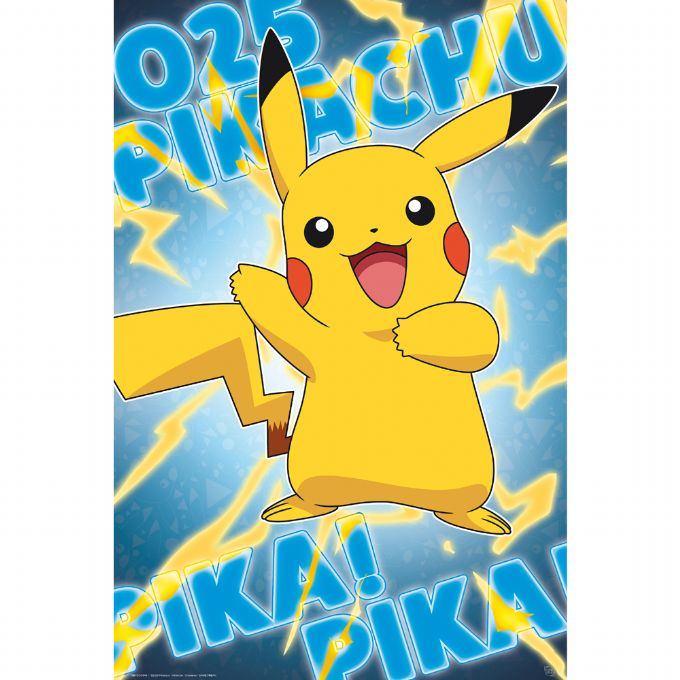 Pokemon Pikachu Plakat 91,5×61 cm