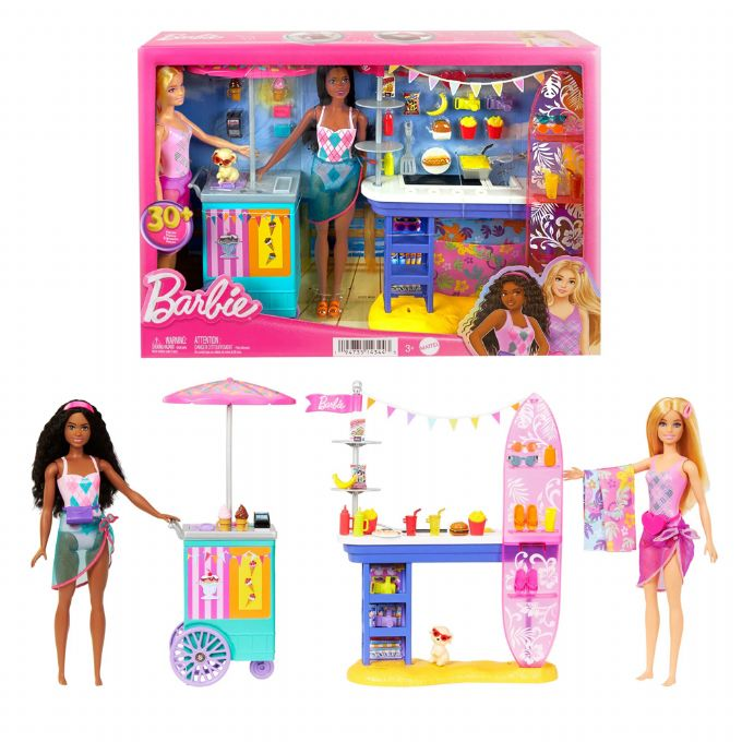 Barbie Beach Boardwalk Playset