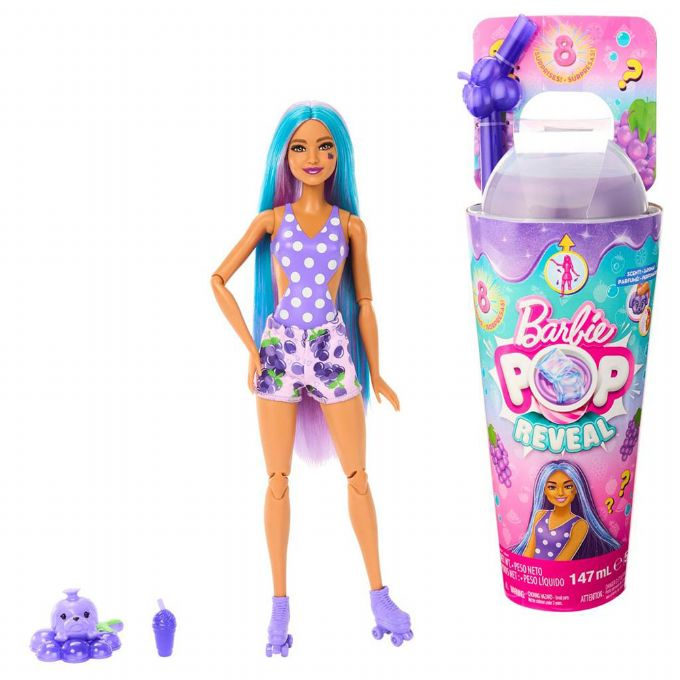 Barbie Pop Reveal Dukke Druesaft