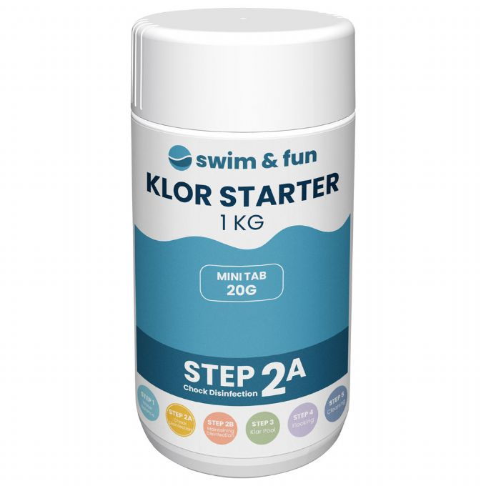 Klor tabs Starter hurtigklor 1 kg.