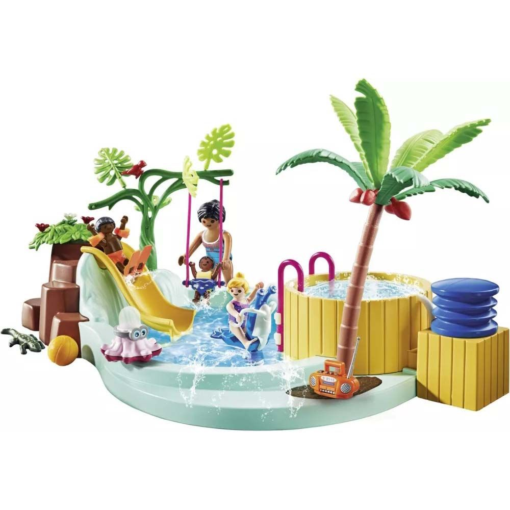 Børnepool med boblebad