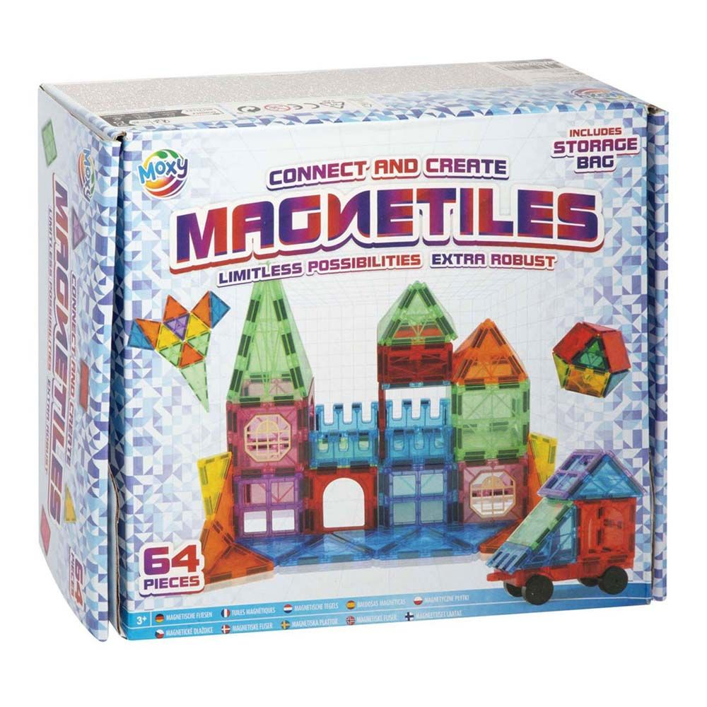 Magnetic Tiles 64 Stykker