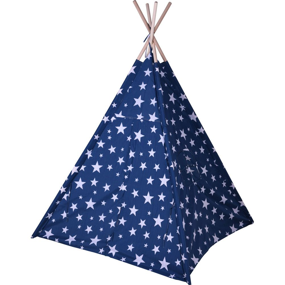 Tipi Legetelt 130×160 cm Blå