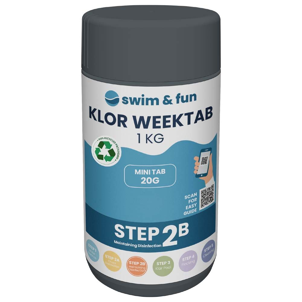 Langsomklor 20gr tablet 1 kg weektab