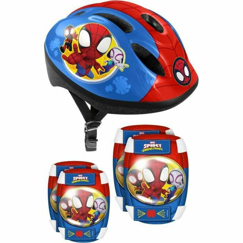 Spidey Cykelhjelm og Beskyttelsessæt
