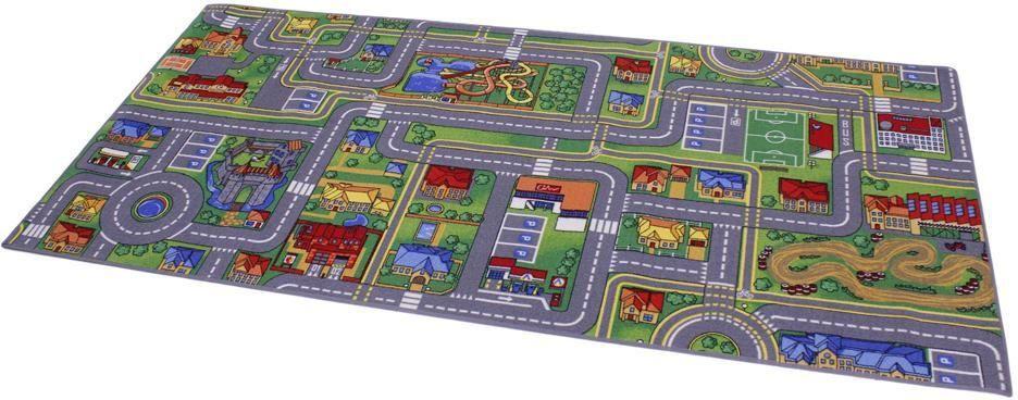 Gulvtæppe, Legetæppe Trafik-By 95×200 cm