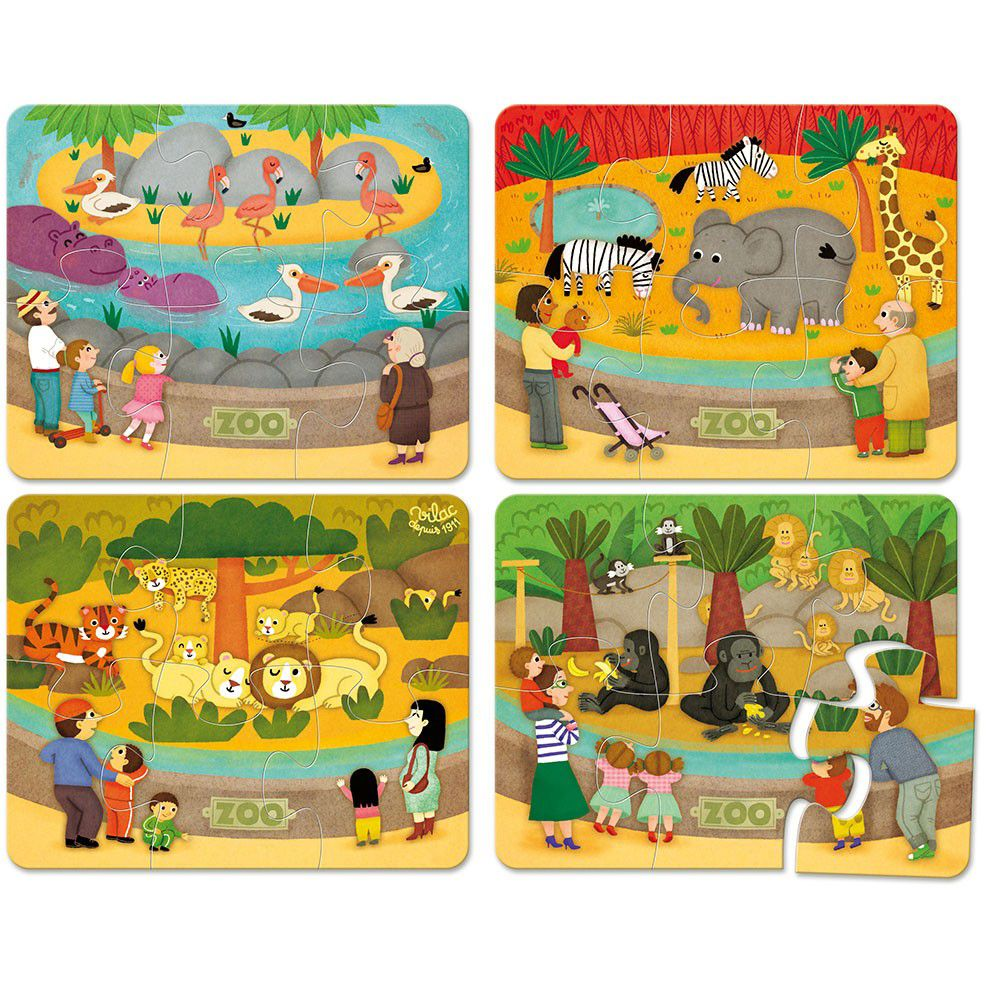 Zoo Puslespil 4×6