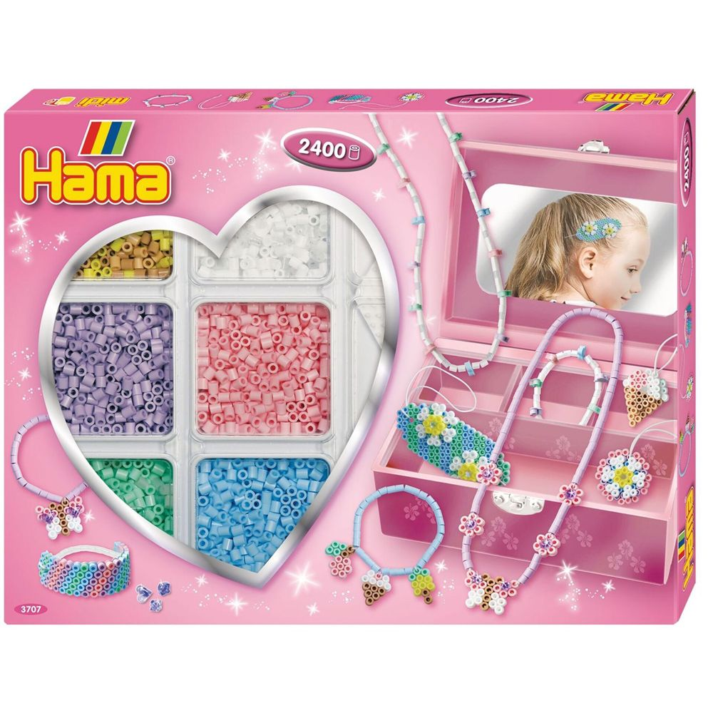 Hama Kreativ Æske Smykker pink