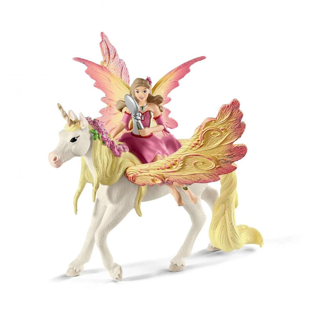 Feya med pegasus-enhjørning