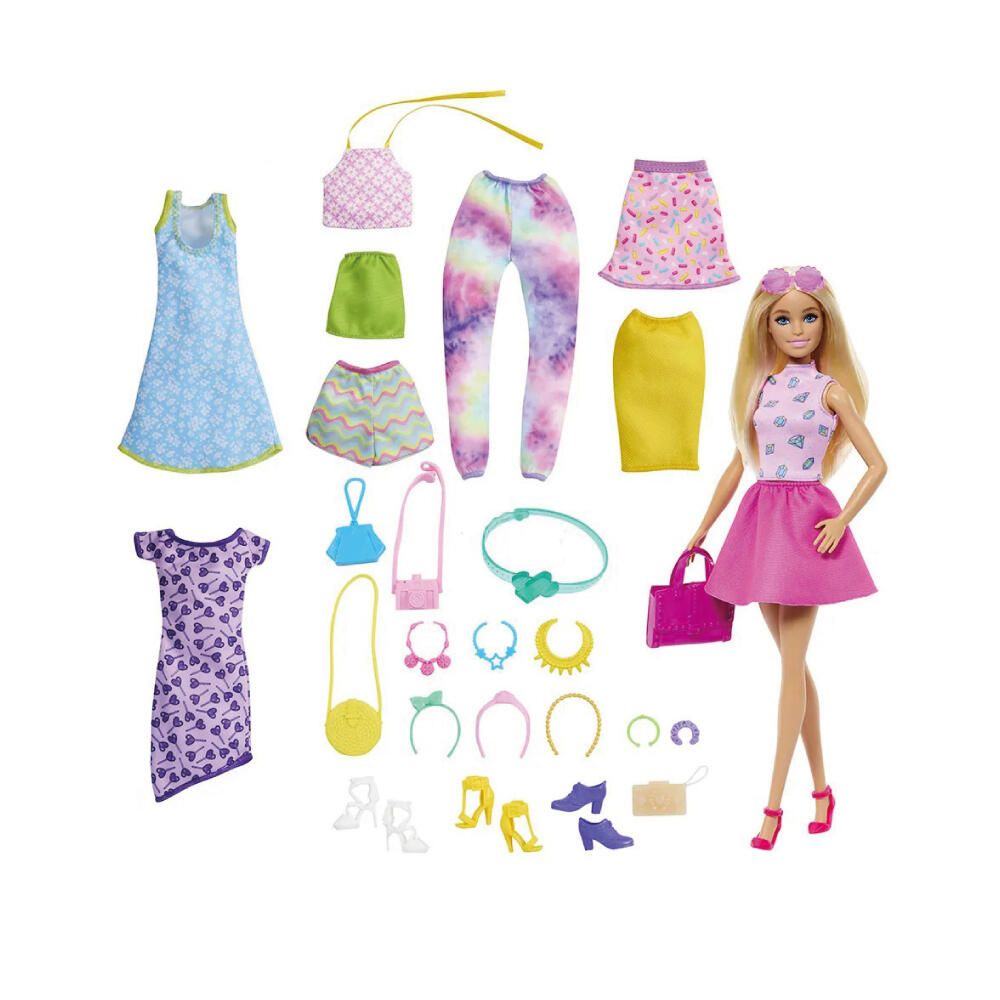 Barbie Mix&Match Dukke med Tilbehør