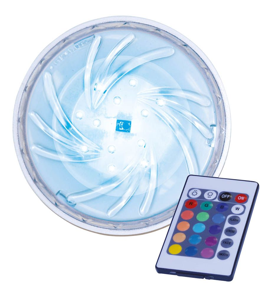 Pool lys med magnet Multicolor