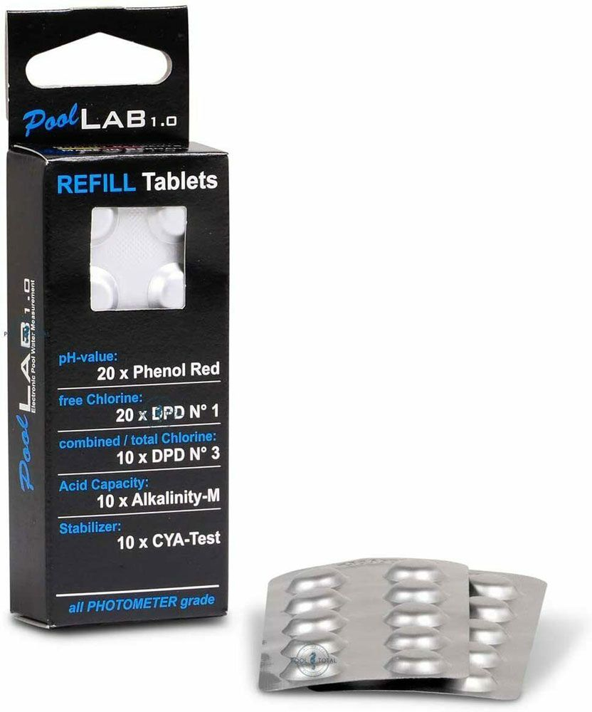 Pool Lab Digital Pool Tester Refill