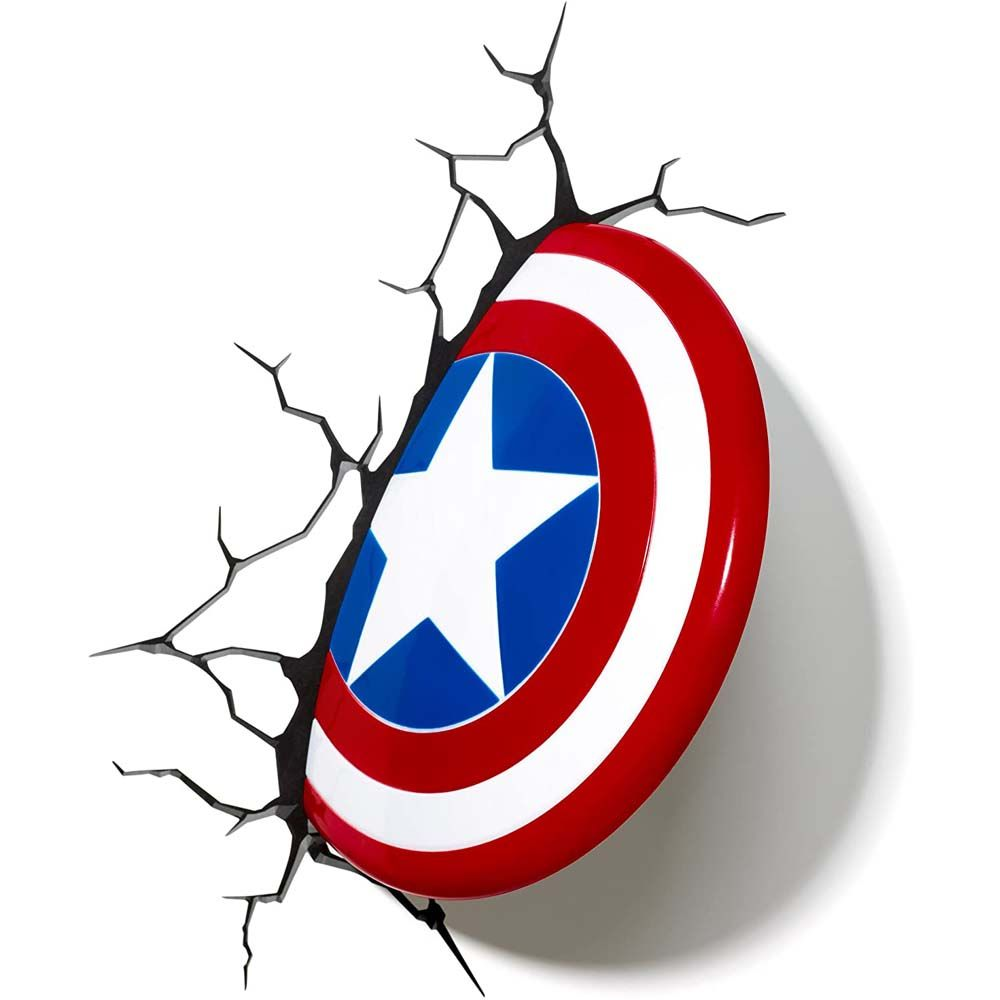 3D væglampe – Avengers Captain America