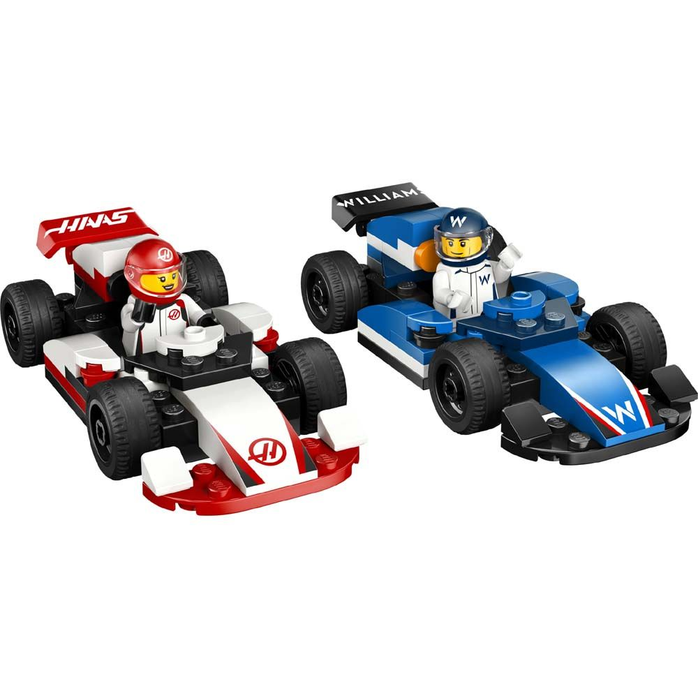 F1Â® Williams Racing og Haas Racerbiler