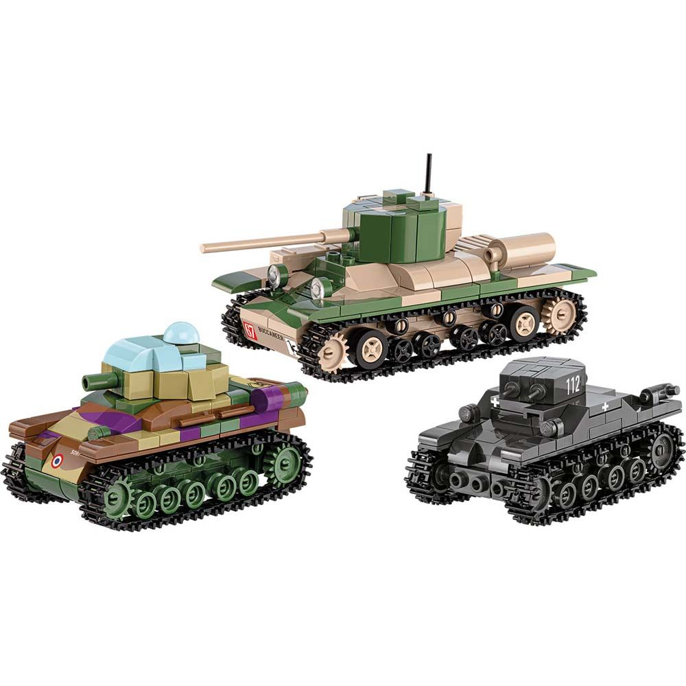 Renault R35 – Valentine IX – Panzer I