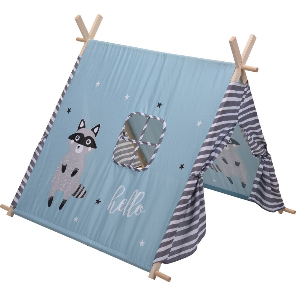 Legetelt Blå 100×106 cm