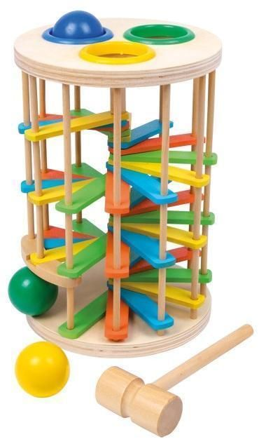 Hammerbænk Rund Kuglebane Stor