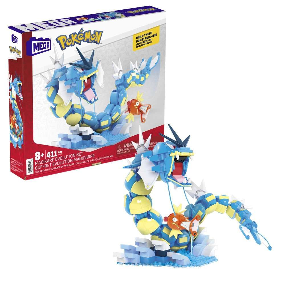 Mega Construx Magikarp Evolution Gyarado