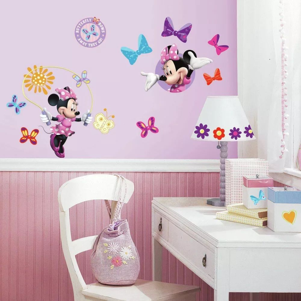 Minnie Mouse og Daisy wallstickers