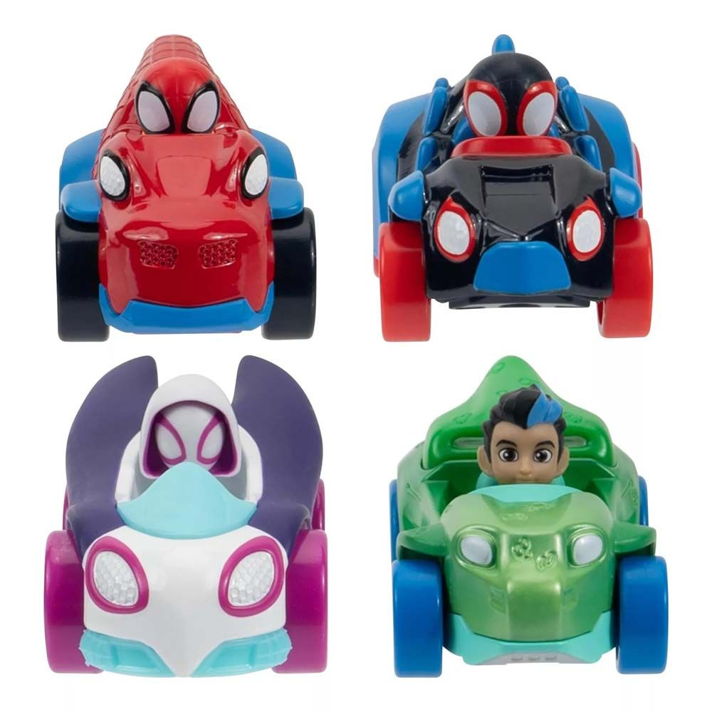 Spidey Amazin Metal Biler 4-pack