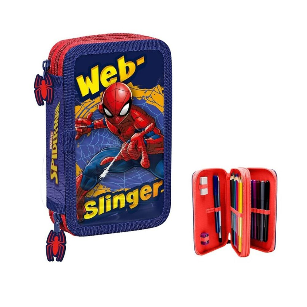 Spiderman Penalhus med 2 Lynlåse