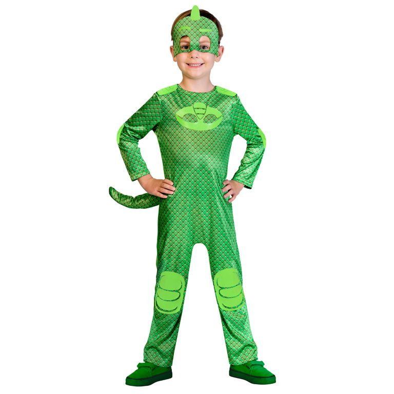 Pyjamasheltene Gekko kostume 94-98 cm