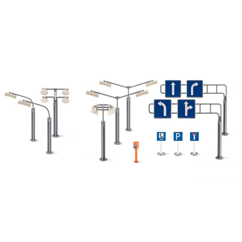 Vejskilte og gadelygter