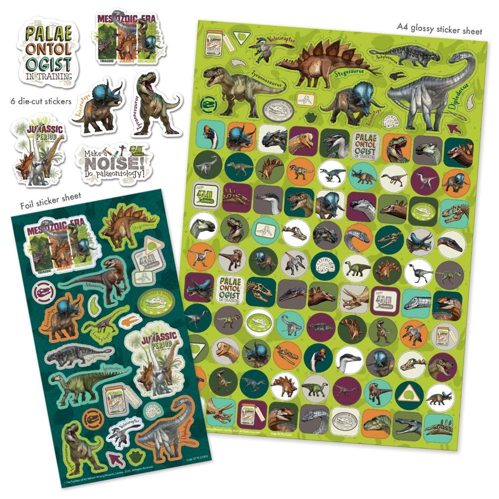 Dinosaur Klistermærker Mega Pack
