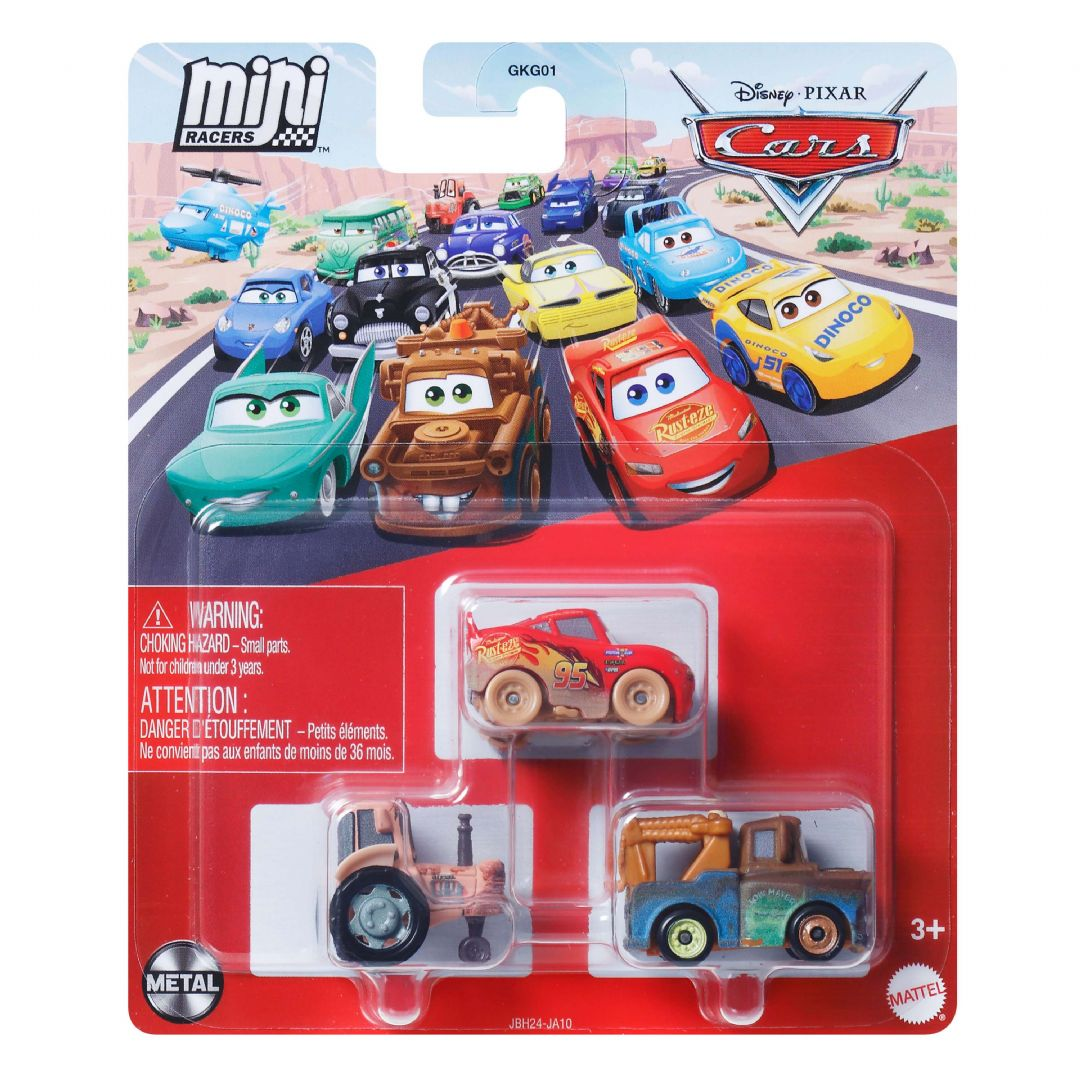 Cars Mini Racerbiler 3 pack