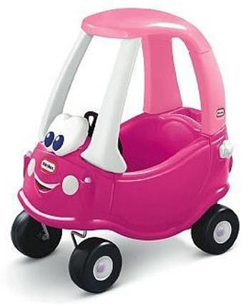 Lyserød Coupe Gåbil