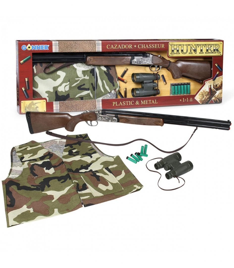Jagtgevær med patroner & Tilbehør