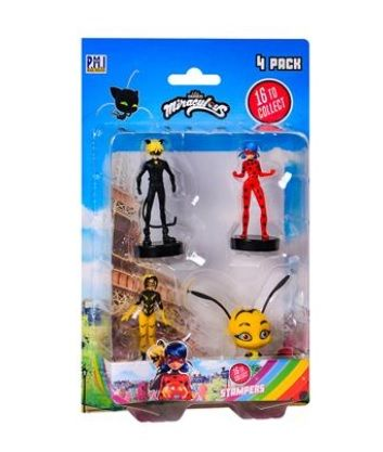 Miraculous Stampers Figurer 4 pack