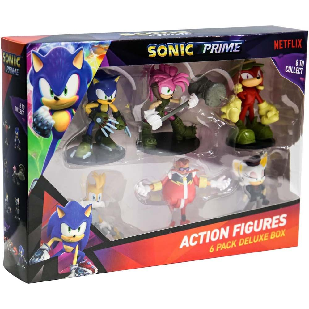 Sonic the Hedgehog Figurer 6 pack