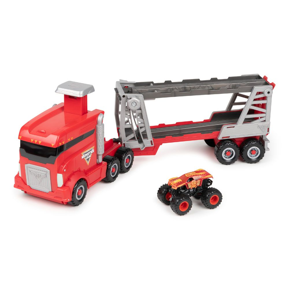 Monster Jam 2 i 1 Launch N Go Hauler