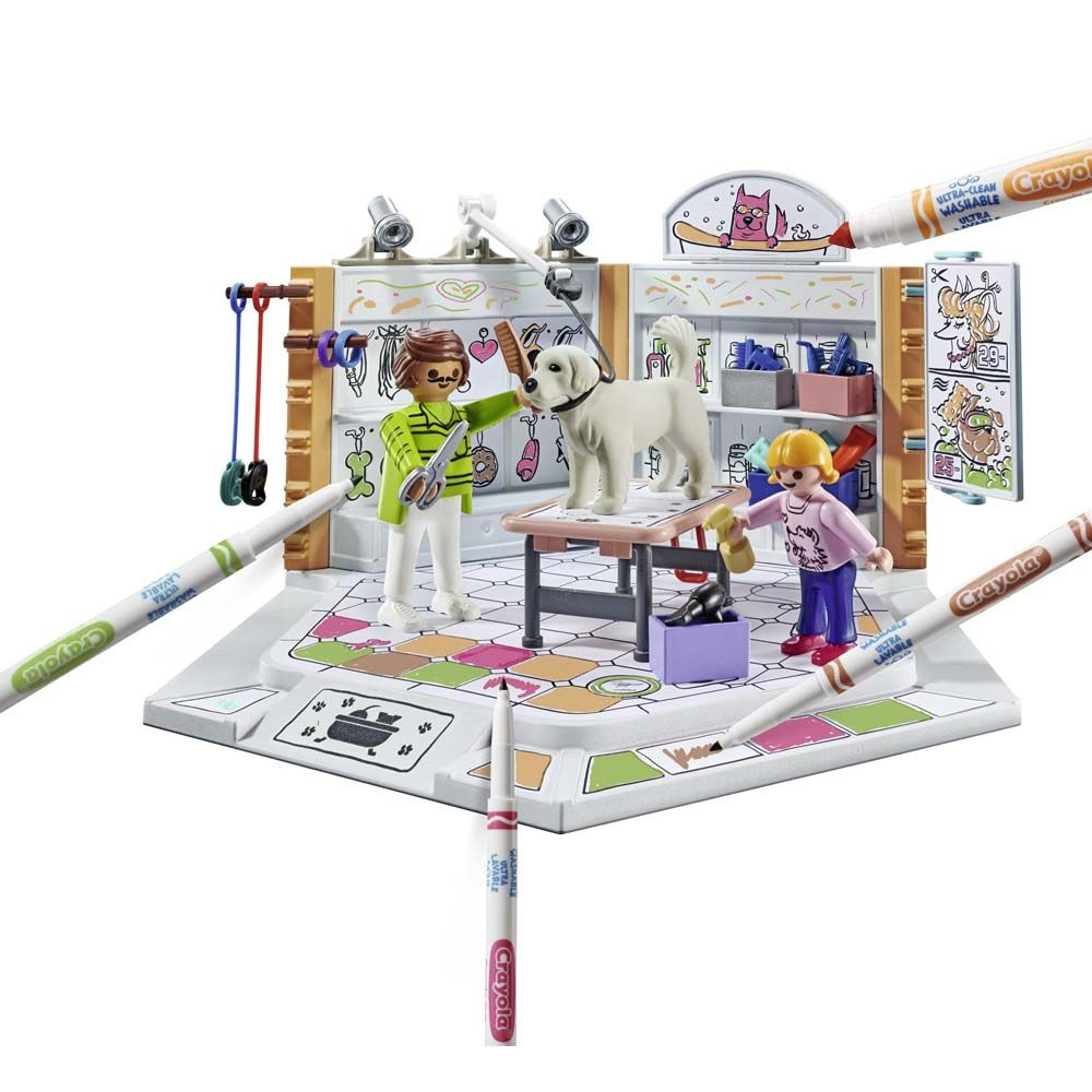 Playmobil Color Hundesalon