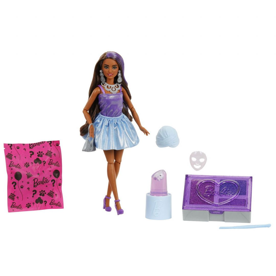Barbie Party Unboxed Purple Petite Dukke