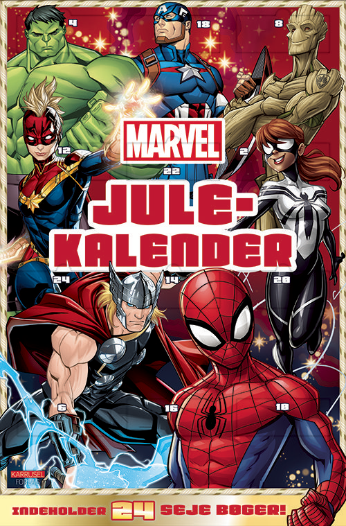 Marvel Julekalender – 24 Historiebøger