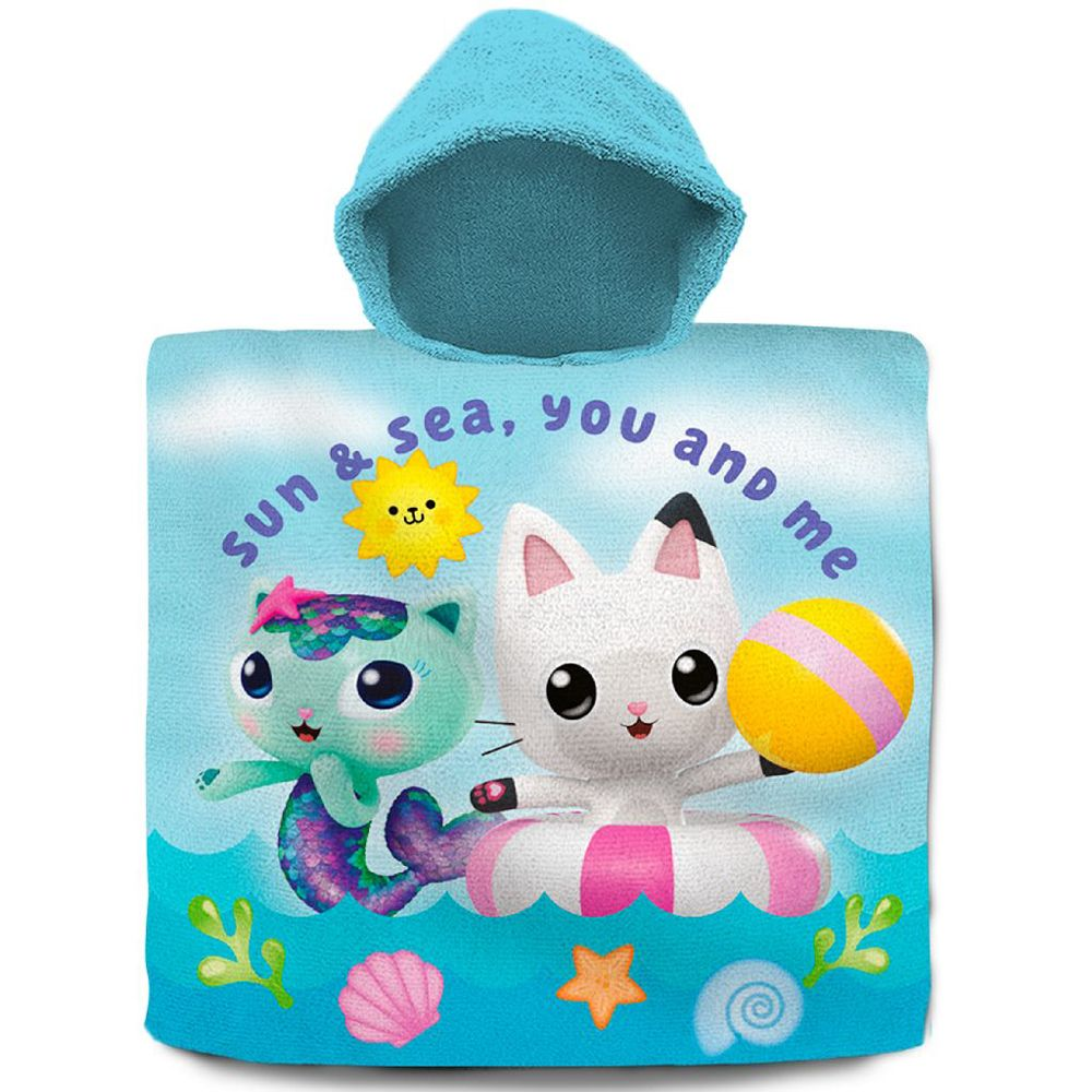 Gabbys Dollhouse Poncho 60×120 cm