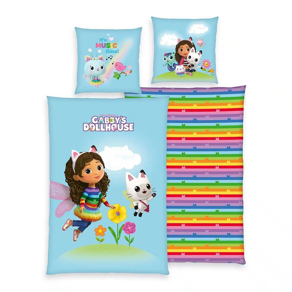 Gabbys Dollhouse Sengetøj 140×200 cm