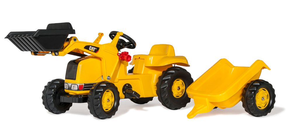 RollyKid CAT traktor med anhænger