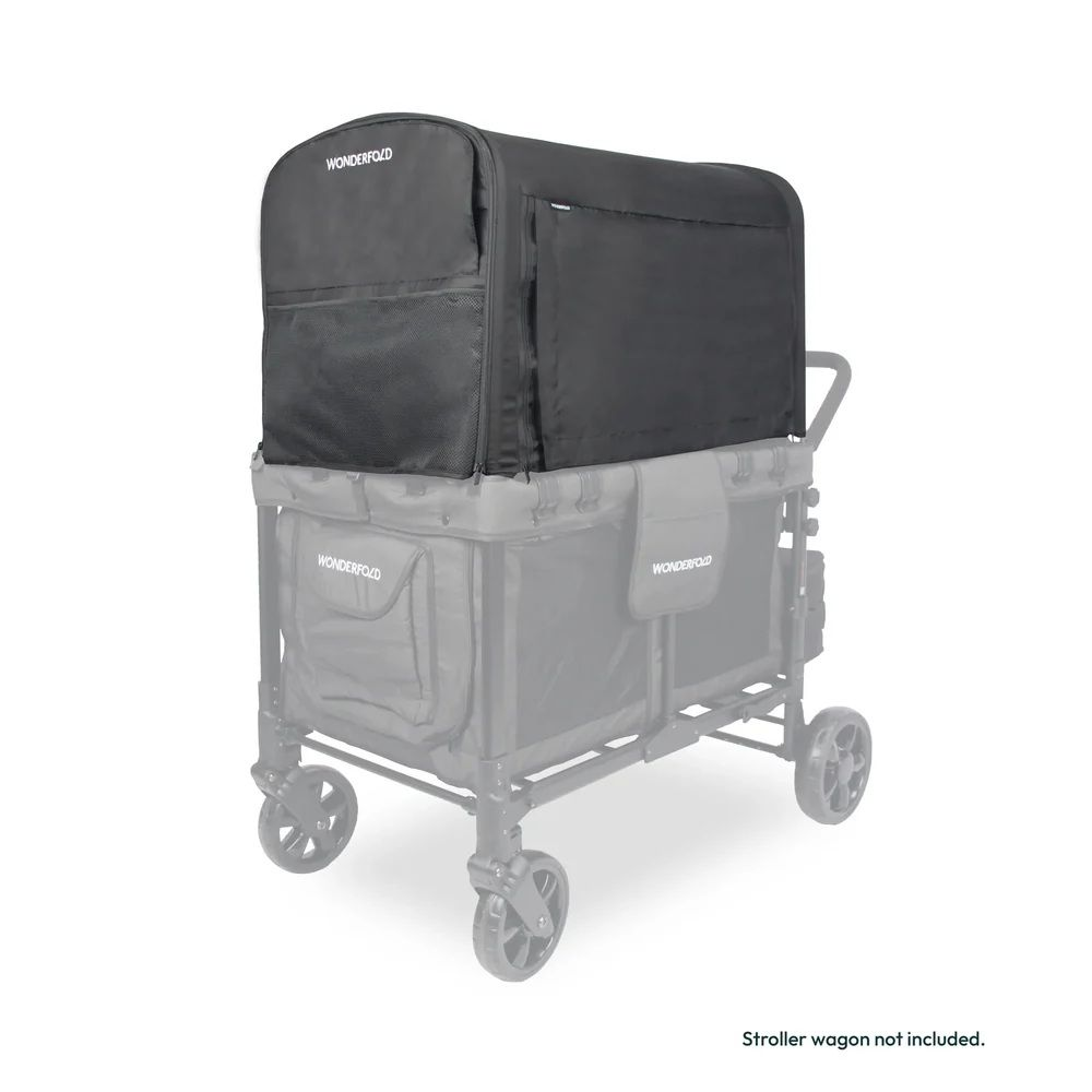 Luxe Kalesche til Trækvogn Quad – Sort