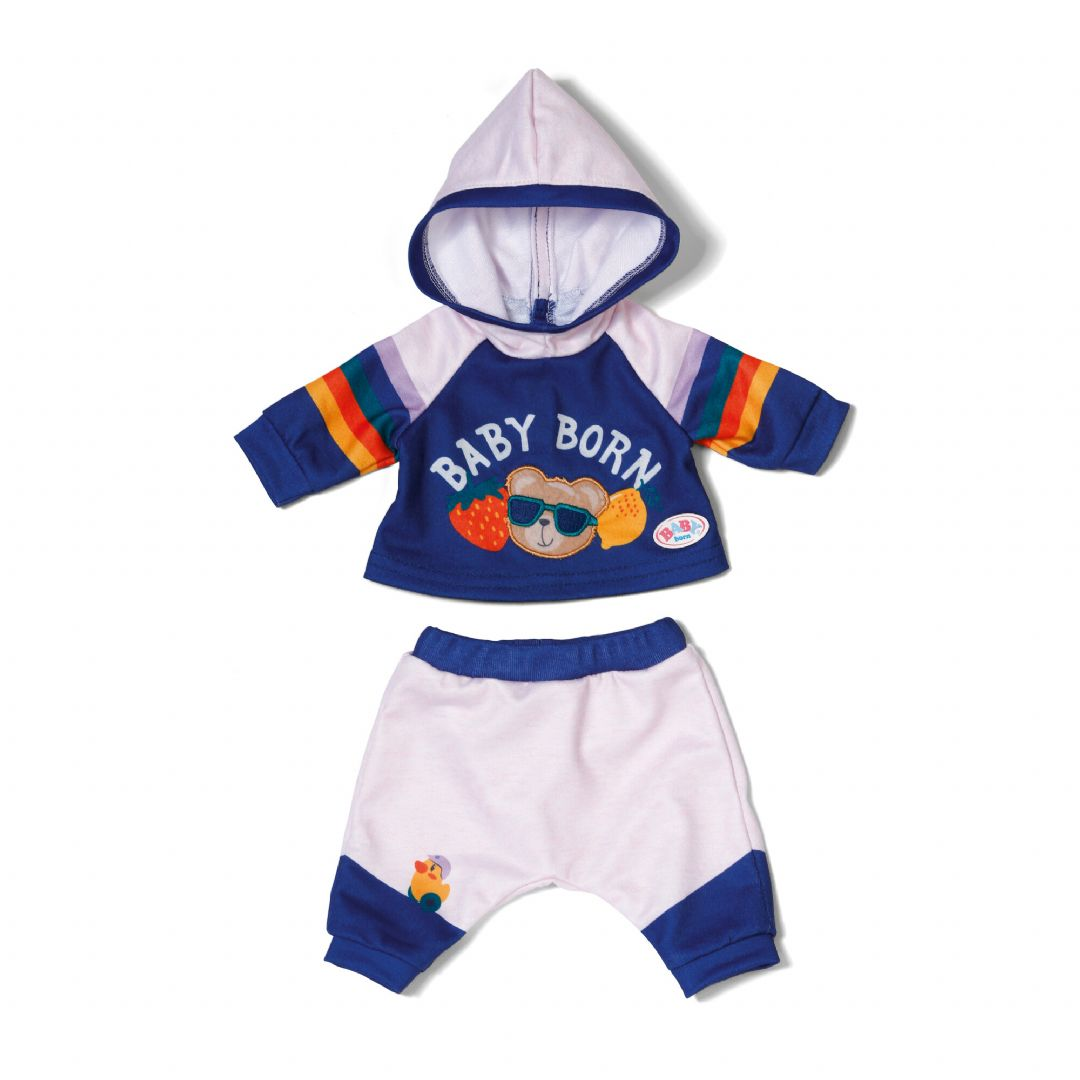 Baby Born Joggingsæt Suit Navy 43cm