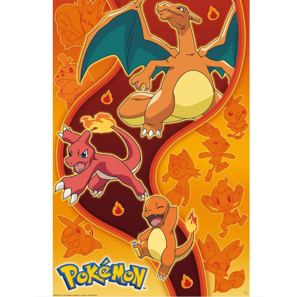 Pokemon Plakat 91,5×61 cm