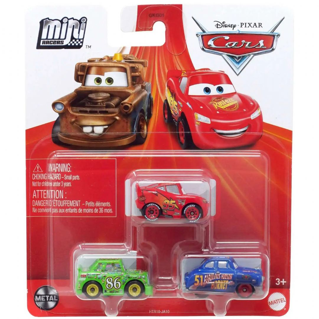 Cars Mini Racerbiler 3 pack