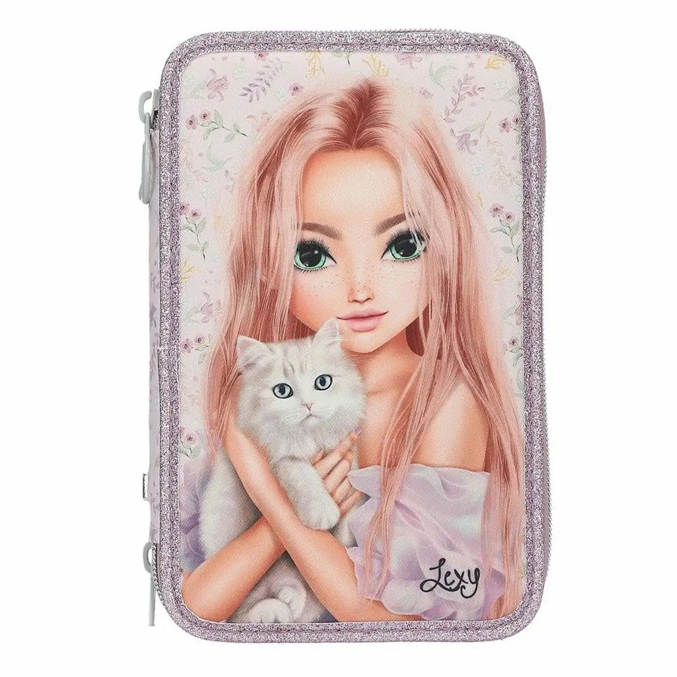 Penalhus Blooming Kitty 3 rum rosa