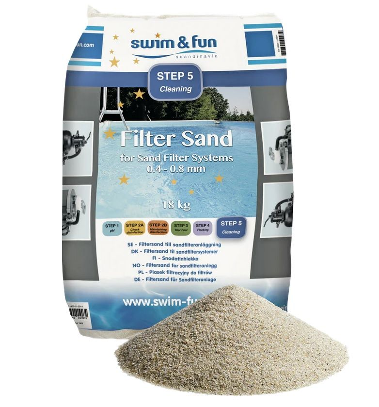 Filtersand til pool 18 Kg