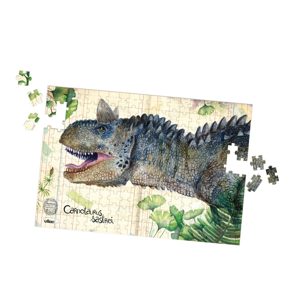 Vilac – Puslespil 3×200 brk – Dinosaurer