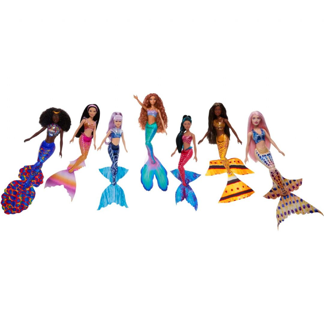 Disney Den Lille Havfrue Dukker 7-pack