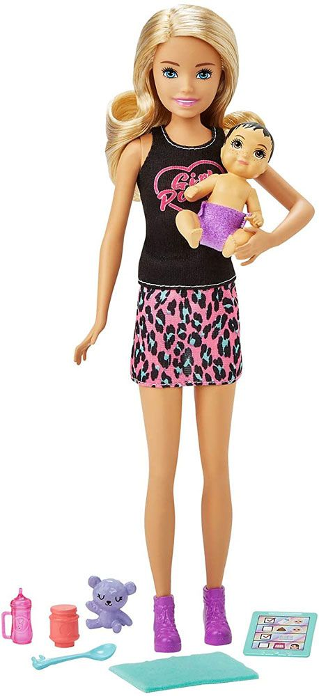 Barbie Skipper Babysitter m. tilbehør